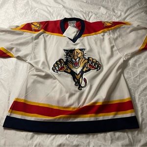 100% Authentic Starter Florida  Panthers Jersey Size 56-R Blank Player Nameplate